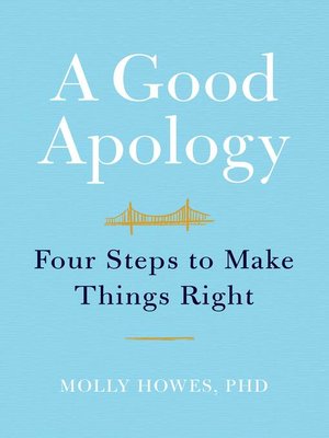 cover image of A Good Apology